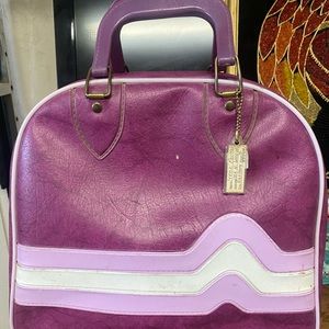 Vintage purple bowling bag great shape
